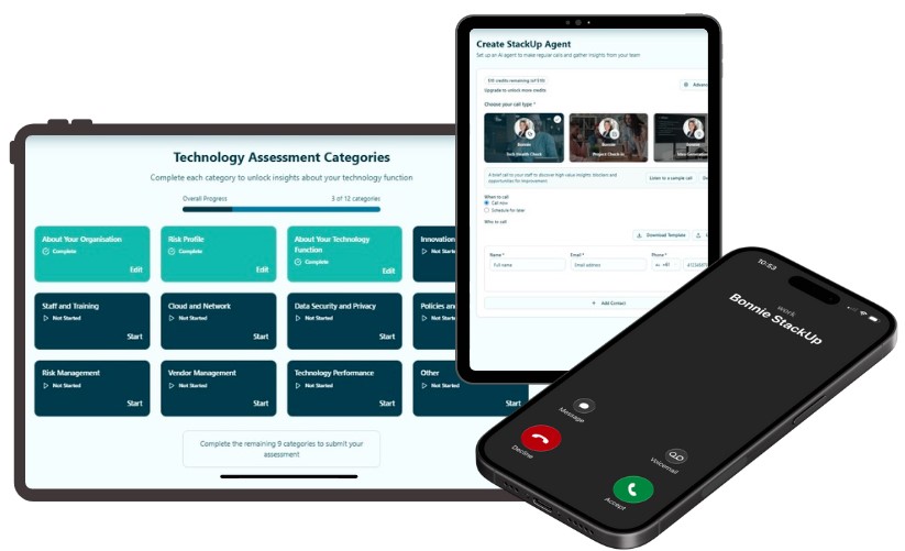 StackUp Assessment - Technology Foundations Assessment and AI Calling Agents